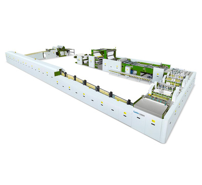 GB--NB-1300-785 卷筒紙高速柔印無線冷膠裝訂聯動生產線