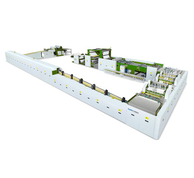 GB--NB-1300-780 卷筒紙高速柔印無線冷膠裝訂聯動生產線
